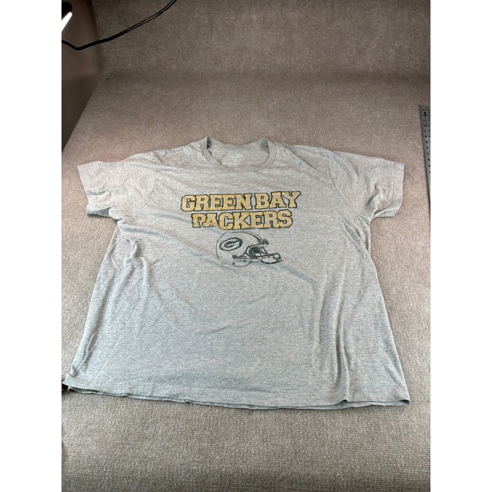 Old Navy Green Bay Packers Graphic T-Shirt XXL Gray NFL Football Tee